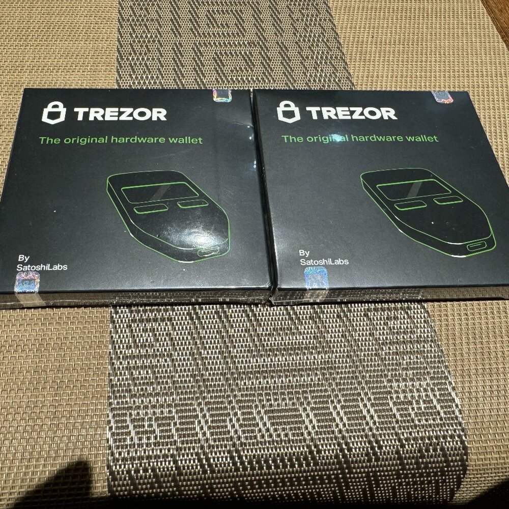 NEW Trezor Model One The Original Cryptocurrency Hardware Wallet